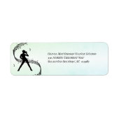 Jazz Dance Green Personal Etiket (Voorkant)