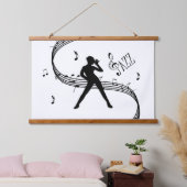 Jazz Dance Hanging Tapestry Hangend Wandkleed (Slaapkamer)