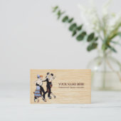 Jazz Dance Instructor Business Card Template Visitekaartje (Staand voorkant)