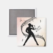 Jazz Dance Magneet (Voorkant / Achterkant)