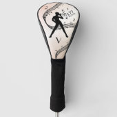 Jazz Dance Monogram Music Design Golfheadcover (Voorkant)
