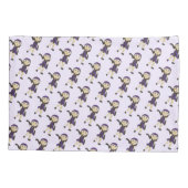 Jazz Dance Overweging Paars Costume Girl Dancer Kussensloop (Achterkant)