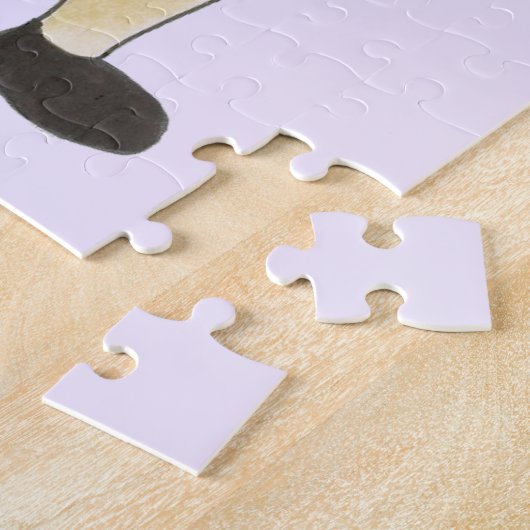 Jazz Dance Overweging Paars Costume Girl Dancer Legpuzzel (Zijkant)