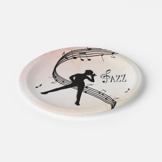 Jazz Dance Papieren Bordje (Gekanteld)