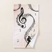 Jazz Dance Peachy Music Bad Handdoek (Handdoek)
