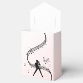 Jazz Dance Pink Music Bedankdoosjes (Geopend)