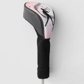 Jazz Dance Pink Music Golfheadcover (Schuin)