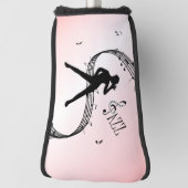 Jazz Dance Pink Music Golfheadcover (Draai 90)