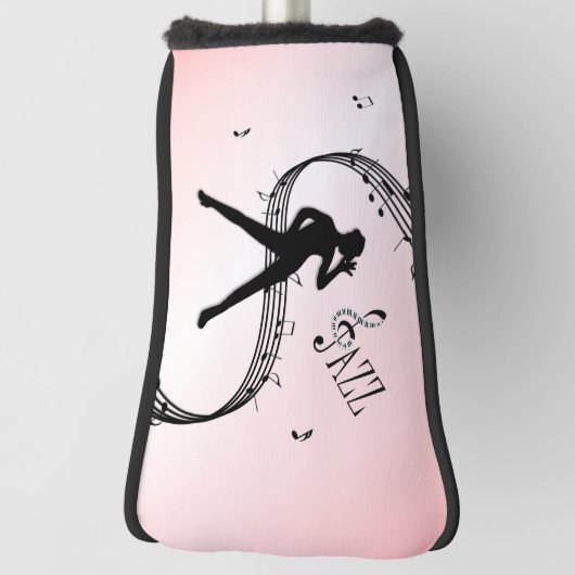 Jazz Dance Pink Music Golfheadcover (Draai 90)