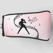 Jazz Dance Pink Music Golfheadcover (Voorkant)