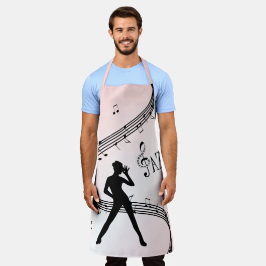 Jazz Dance Pink Music Schort (Gedragen)