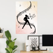 Jazz Dance Poster (Thuiskantoor)