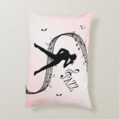 Jazz Dance Roze Accentkussen Accent Kussen (Achterkant (Verticaal))