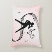 Jazz Dance Roze Accentkussen Accent Kussen (Voorkant(Verticaal))