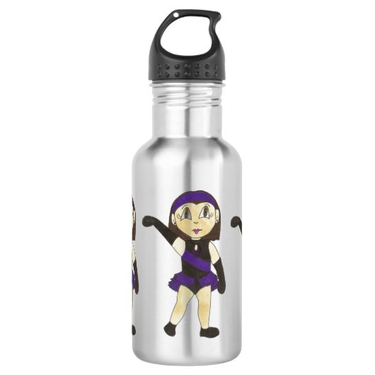 JAZZ Dance School Studio Dancer Teacher Gift Waterfles (Voorkant)