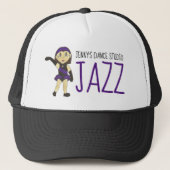 Jazz Dance School Studio Overweging Danser Docent Trucker Pet (Voorkant)