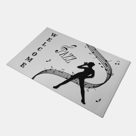 Jazz Dance Silver Deurmat (Schuin)