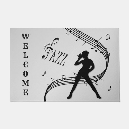 Jazz Dance Silver Deurmat (Voorkant)