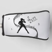 Jazz Dance Silver Golfheadcover (Voorkant)