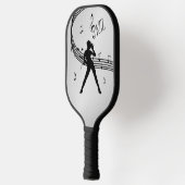 Jazz Dance Silver Pickleball Paddle (Links)