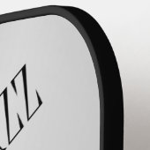 Jazz Dance Silver Pickleball Paddle (Links Detail)