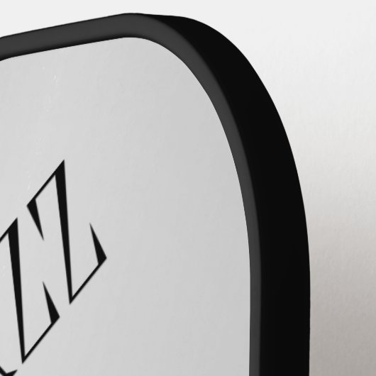 Jazz Dance Silver Pickleball Paddle (Links Detail)