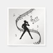 Jazz Dance Silver Servet (Voorkant)