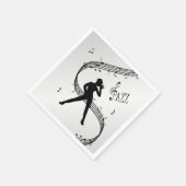 Jazz Dance Silver Servet (Hoek)