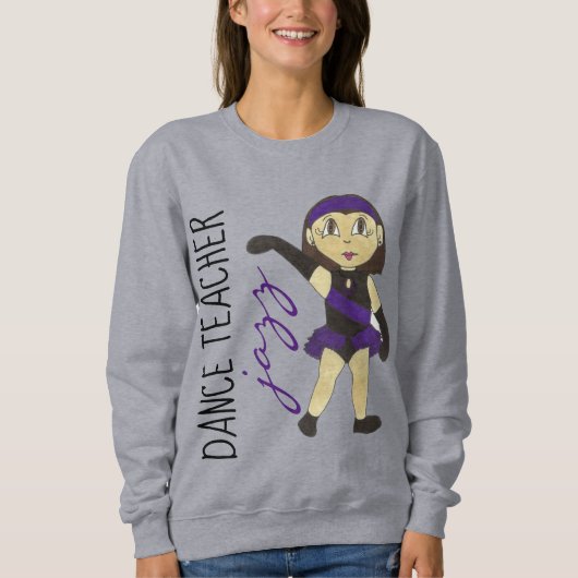 Jazz Dance Teacher Gift JazzDance Studio Overwegin Trui (Voorkant)