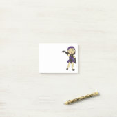 Jazz Dance Teacher Girl Dancer Overweging Costume Post-it® Notes (Op bureau)