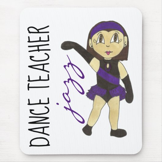 Jazz Dance Teacher Instructor Overweging Gift Muismat (Voorkant)
