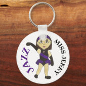 Jazz Dance Teacher Personaliseerde overweging Gift Sleutelhanger (Voorkant)