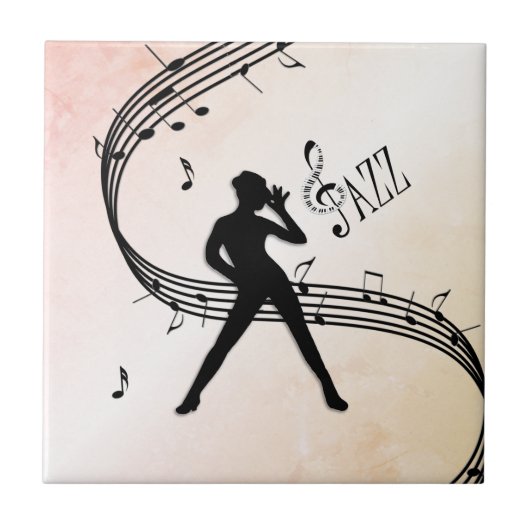 Jazz Dance Tegeltje (Voorkant)
