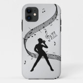 Jazz Dance Zilver Case-Mate iPhone Case (Achterkant)