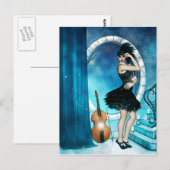 Jazz Dancer Briefkaart (Voorkant / Achterkant)