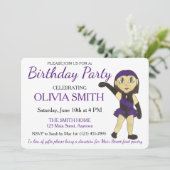 Jazz Dancer Dance Thema Verjaardagsfeest Kaart (Staand voorkant)