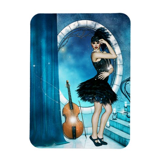 Jazz Dancer Magneet (Verticaal)