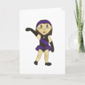 Jazz Dancer Overweging Dance Studio Teacher Aankondiging (Voorkant)