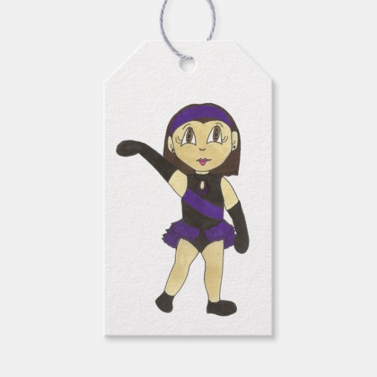 Jazz Dancer Overweging Dance Studio Teacher Cadeaulabel (Voorkant)