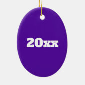 Jazz Dancer Paars Costume Overweging Dance Teacher Keramisch Ornament (Achterkant)