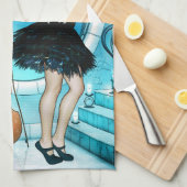 Jazz Dancer Theedoek (Quarter Fold)