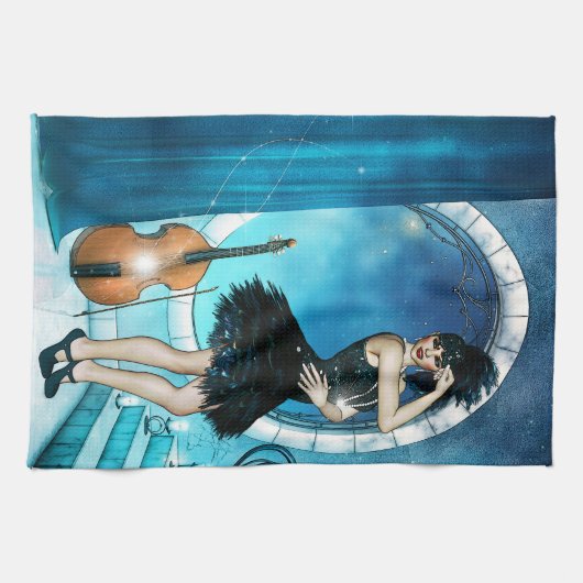 Jazz Dancer Theedoek (Horizontaal)