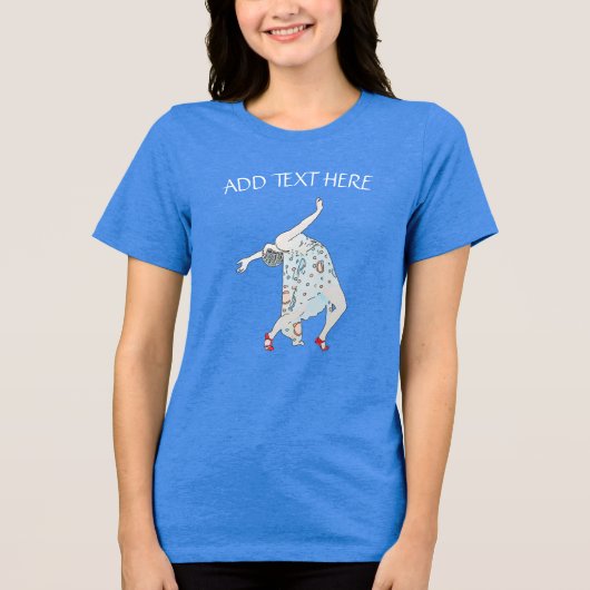 Jazz Dancer Tri-Blend Shirt (Voorkant)