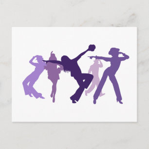 Jazz Dancers Illustratie Briefkaart