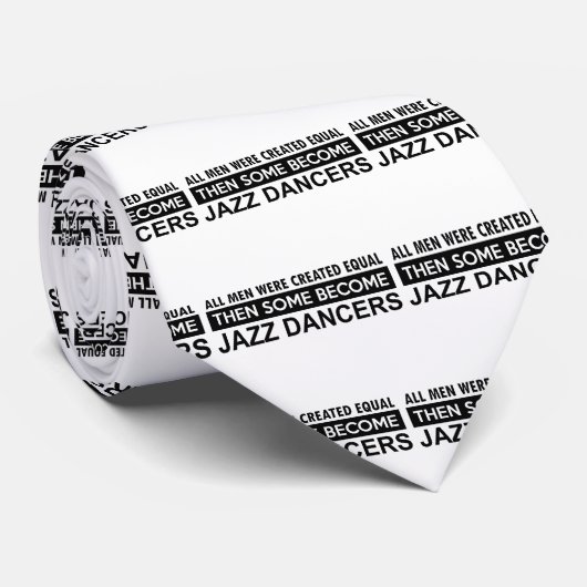 Jazz Dancing design Stropdas (Opgerold)