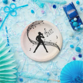 Jazz Dans Papieren Bordje (Feest)