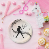Jazz Dans Papieren Bordje (Feest)