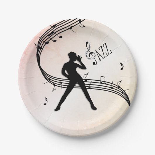 Jazz Dans Papieren Bordje (Voorkant)