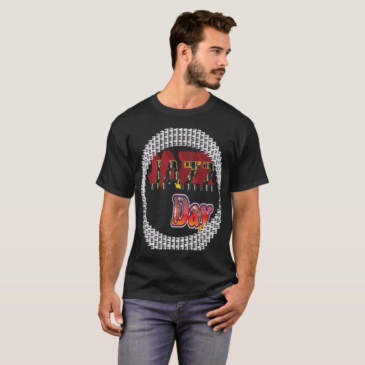 Jazz Day T-shirt (Voorkant volledig)