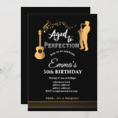 Jazz, de partijuitnodiging van de Muziek, Geavance Kaart (Voorkant / Achterkant)